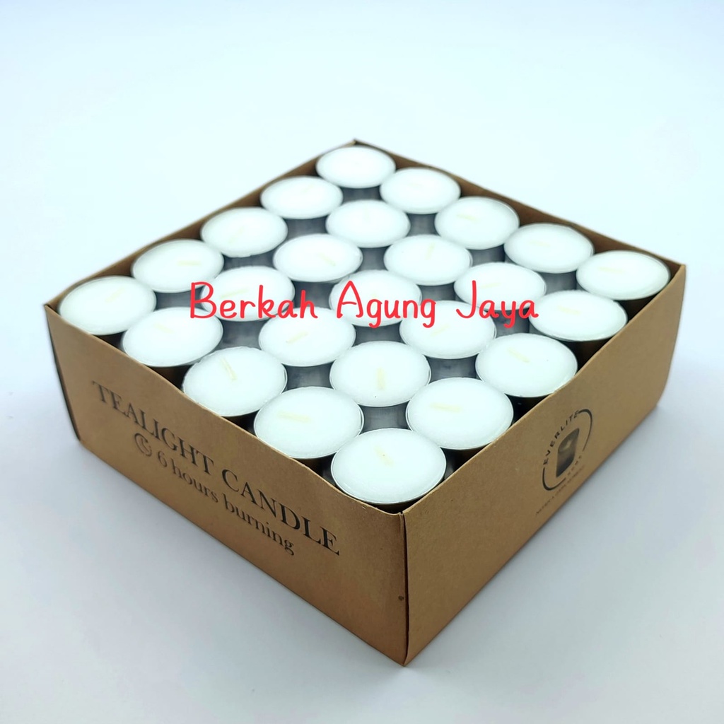 Lilin Tealight / Lilin Aromaterapi 6 jam isi 100 pcs