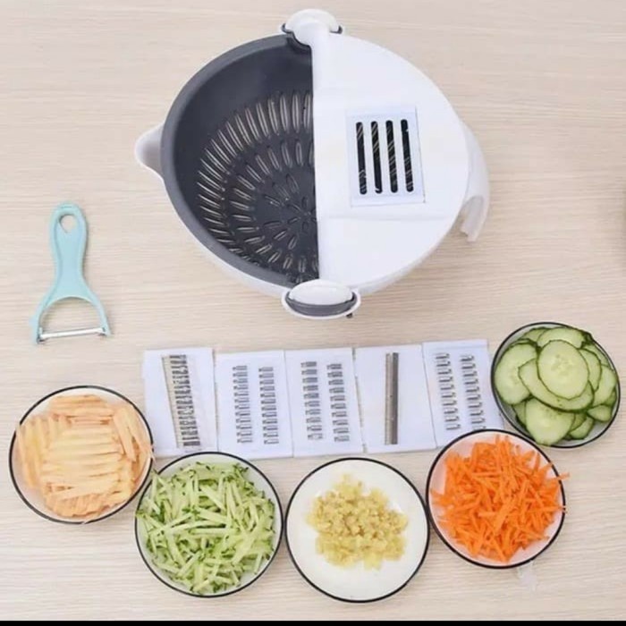 Parutan Serbaguna Magic Slicer Dicer Alat Pengiris Sayuran Multifungsi Grosir