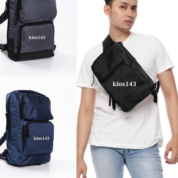 ◊ Slingbag Multifungsi / Tas Ransel Kecil / Tas Selempang Pria & Wanita - GREY ❂