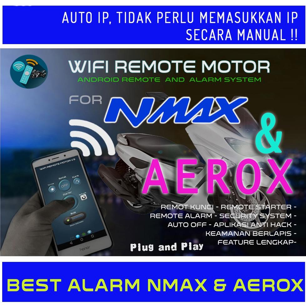 [[BISA COD]] NMAX Wifi Remote Motor Android (PNP) Keyless Khusus untuk NMAX & AEROX