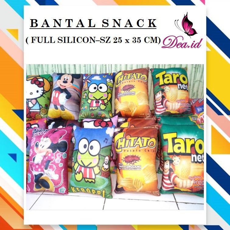 [DEASTORE] BANTAL SNACK - BANTAL PRINT KARAKTER - BANTAL KARAKTER - BANTAL LEHER - BANTAL SOFA