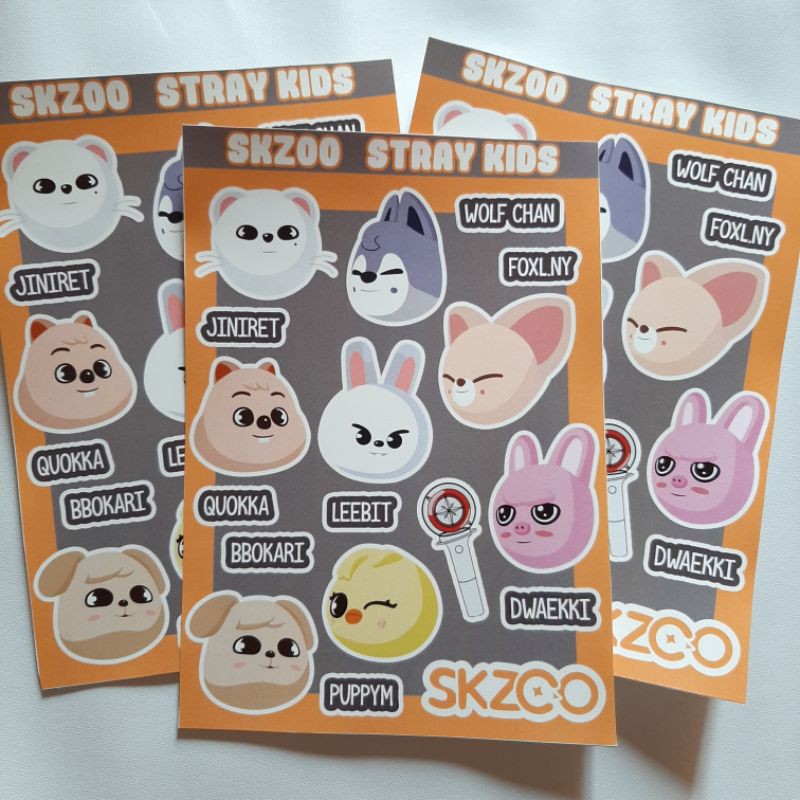 Sticker SKZOO STRAY KIDS Character