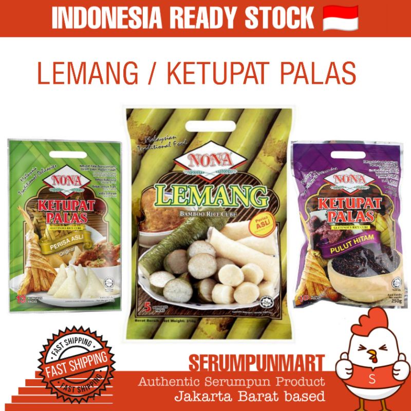 READY STOCK Lemang Ketupat Palas Nona Malaysia