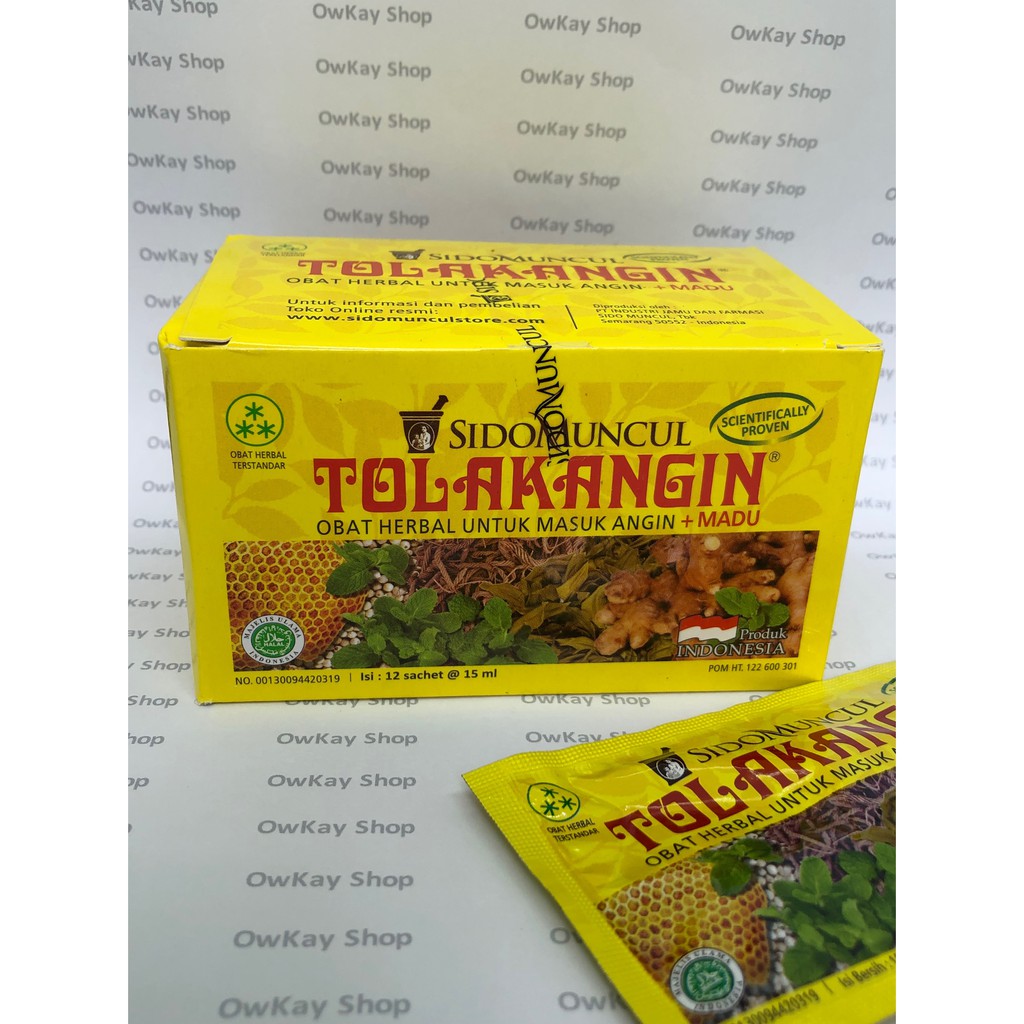 Tolak Angin Madu Sido Muncul Sachet Jamu