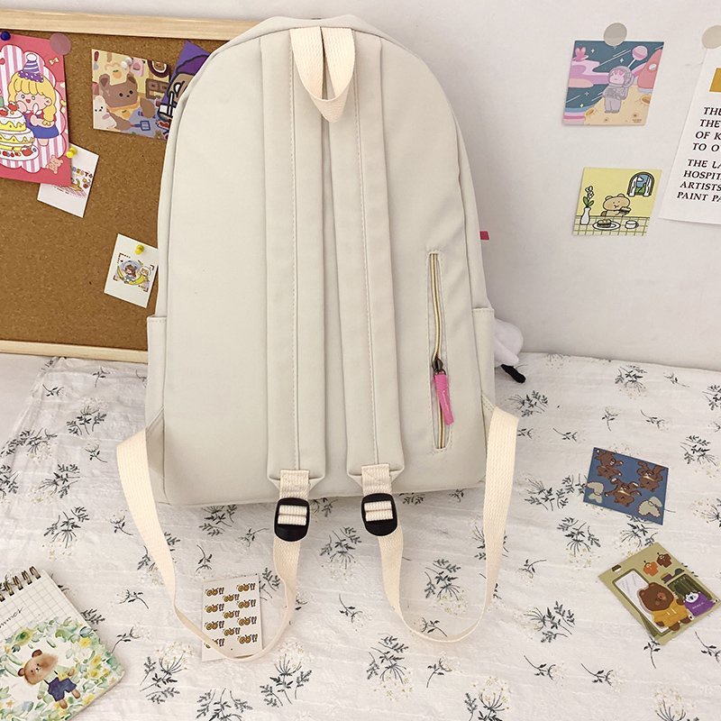 WYK133 Tas Ransel Corat Coret Sekolah Kuliah Backpack Impor TKM