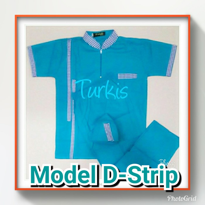 Baju koko anak termurah 6-9 Tahun - Merah Muda- 2