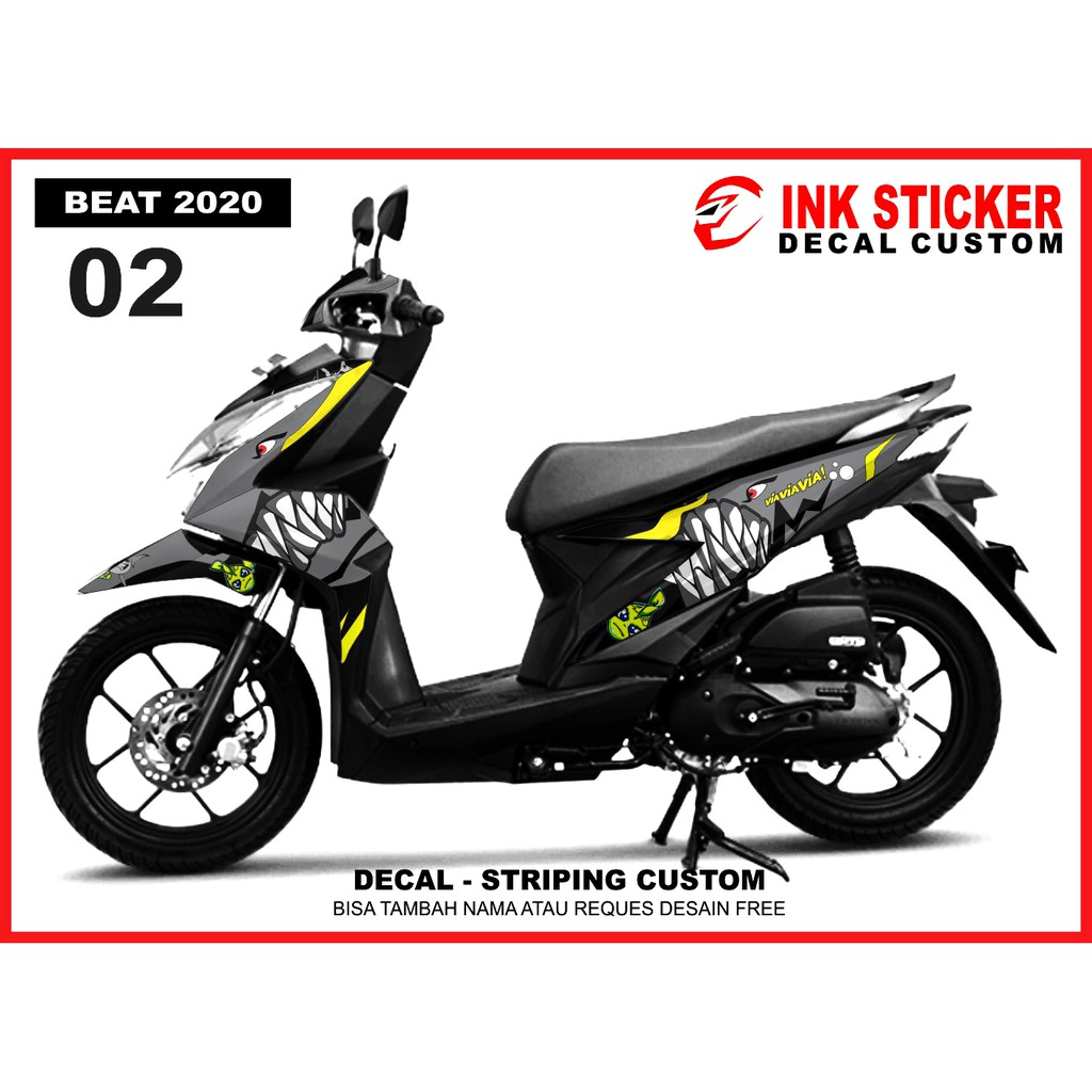 Sticker Decal BEAT2020 02 motif Shark