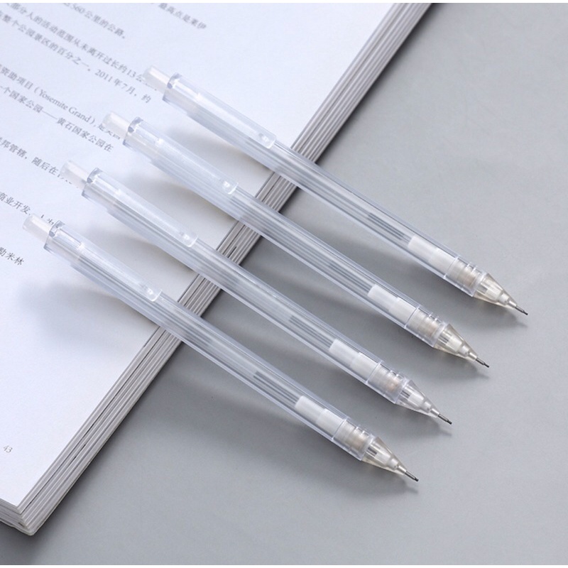 

Pensil Mekanik Bening ala Muj*/ Clear Mechanical Pencil 0.5mm