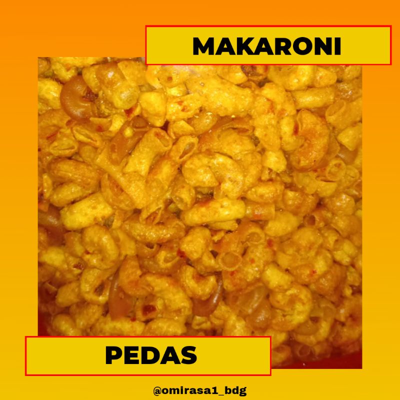 

Makaroni Pedas Mini oleh-oleh Bandung OMIRASA 1
