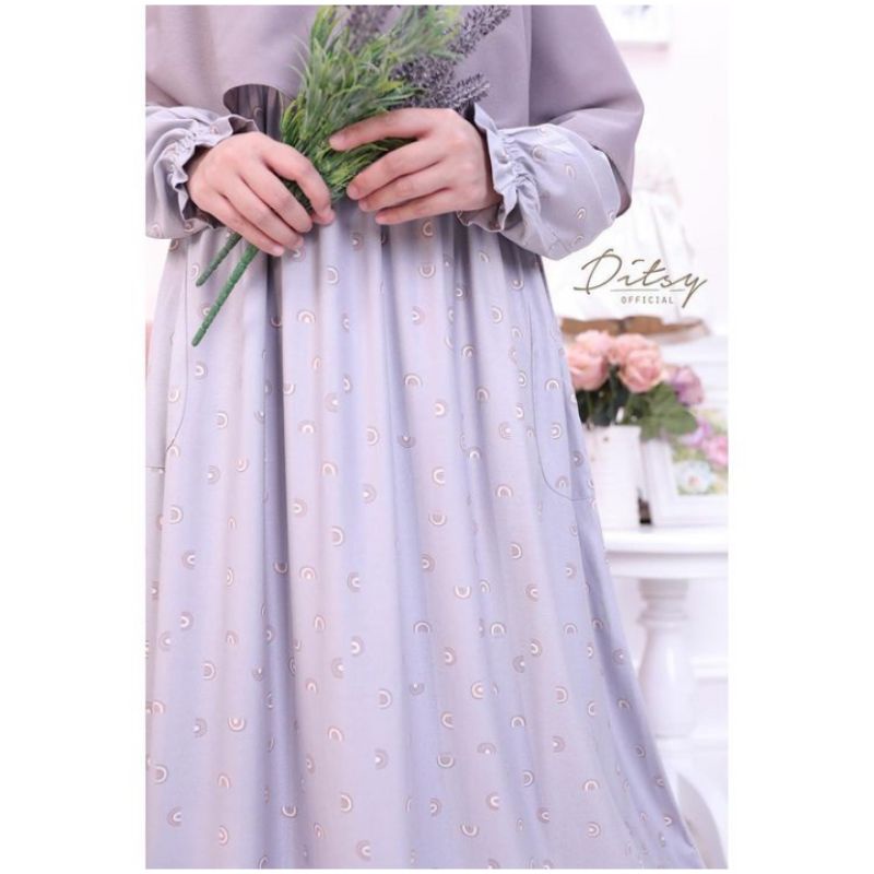Ditsy Juni 2021 Rainbow grey size L