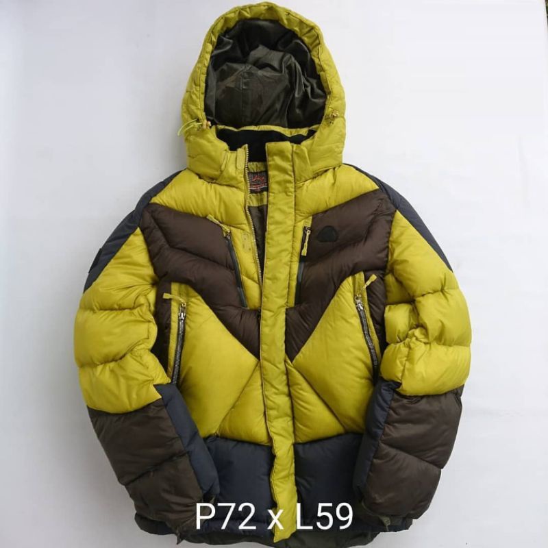 Jaket Down/Jaket Bulu Angsa Orange P+ Second