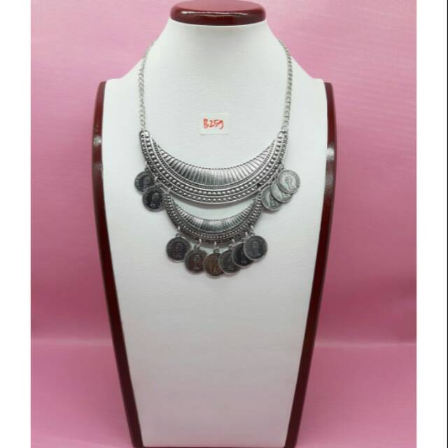 Kalung Etnik Silver B259