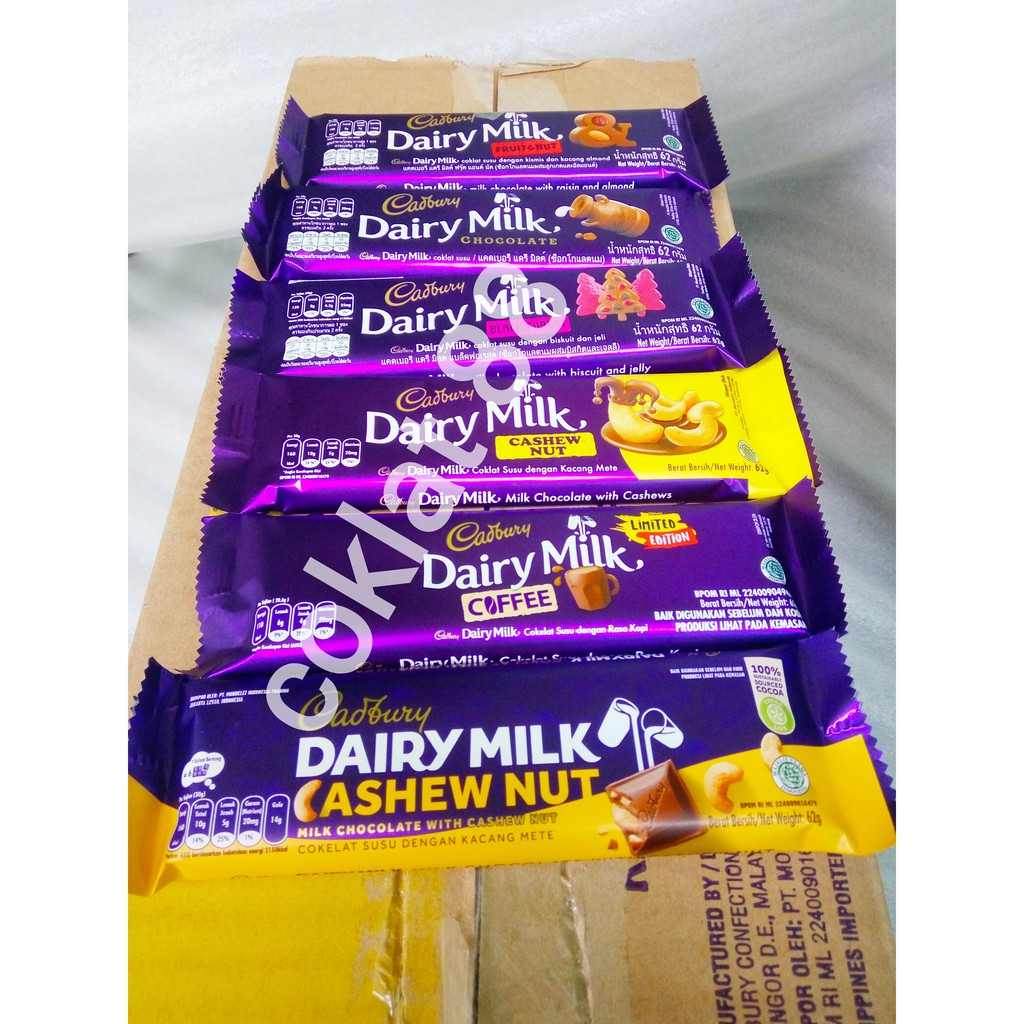 Jual CADBURY 62GR PROMO HALAL MUI - CADBURY DAIRY MILK 62 GR COKELAT ...