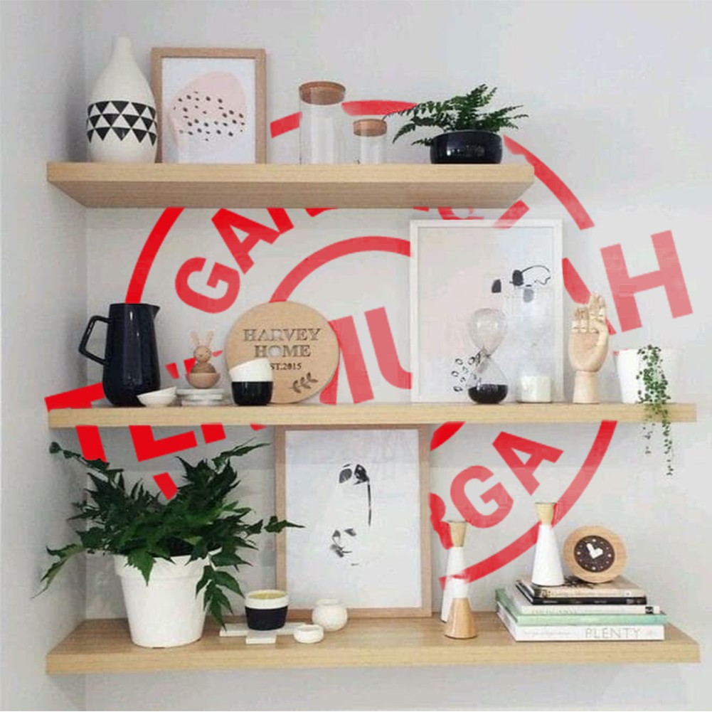 SALE - RAK DINDING IKEA LAIVA DAN IKEA EKBY STODIS/Rak dinding Tempel Minimalis Rak Sudut