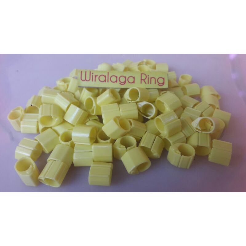 RING CLIP MERPATI WARNA KUNING ( KOSONGAN )