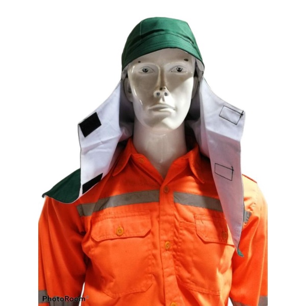 topi welding topi welder kerpus hijau