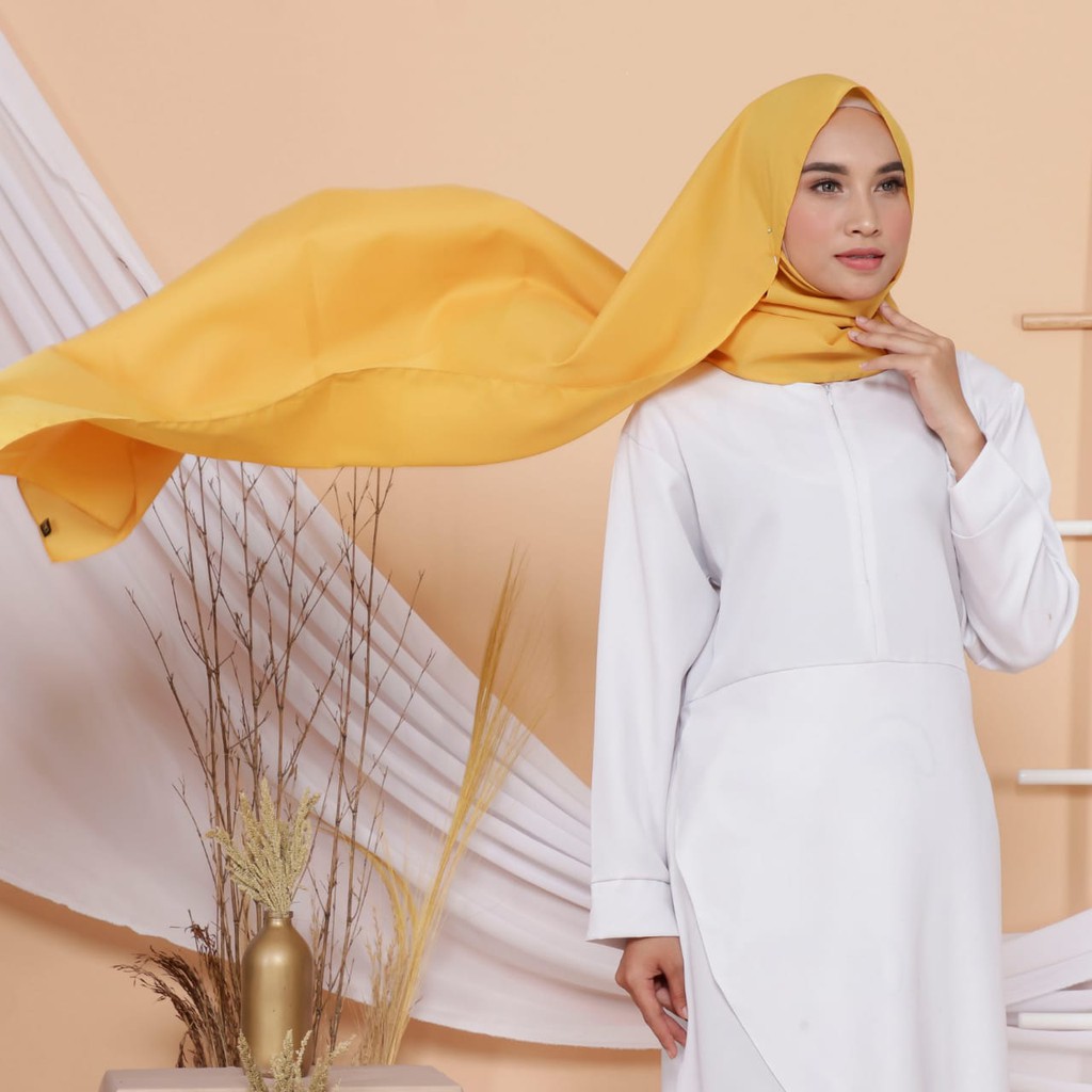 Jilbab Pashmina Polos Basic Panjang Kerudung Sabyan Diamond Jaya Hebat