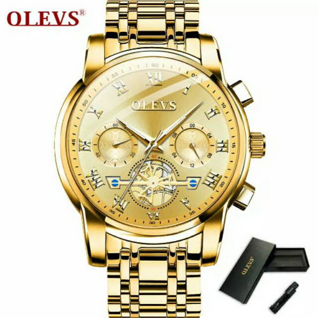 jam tangan pria OLEVS original