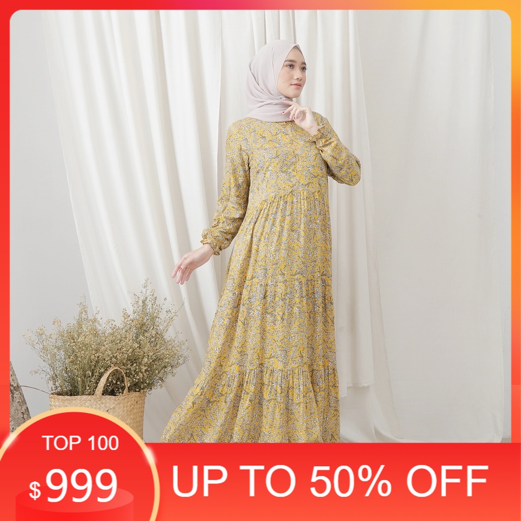 Kirana Series Homedress By Wearmoura Gamis Kekinian Busui Dan Wudhu Friendly | Dress Muslim Murah | 