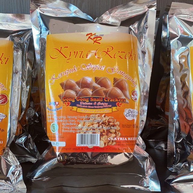 

Kerupuk siput gong-gong 80g