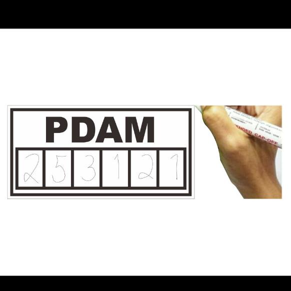 

best seller] Papan angka PDAM PLN acrylic