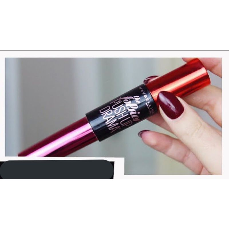 Maybelline the falsies push up drama mascara ORI NEW maskara waterproof anti air