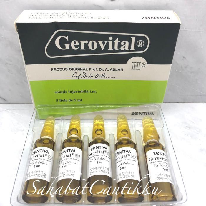 Perlengkapan Medis / Gerovital H3 Box Panjang Suntik. Injeksi. Miss V Payudara Original
