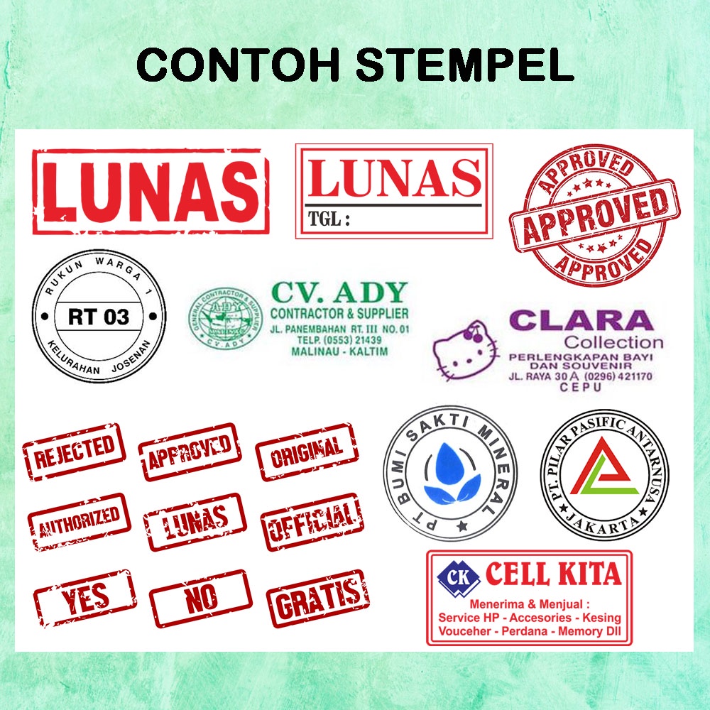

HJK STEMPEL OTOMATIS / STEMPEL CUSTOM / STEMPEL NAMA / STAMPEL CUSTOM / STEMPEL MURAH / STEMPEL