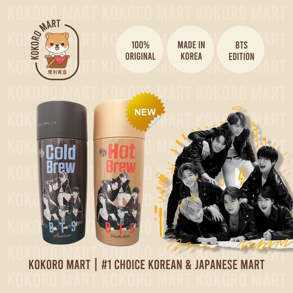 Paldo Coffee BTS EDITION Cold Brew Americano Hot Brew Paldo Coffee BTS EDITION Cold Brew Americano Hot Brew