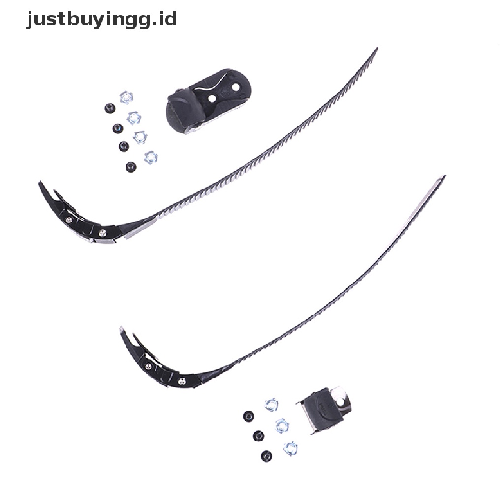 (Justbuyingg.Id) 2 Set Strap Buckle Bahan Pp Dengan Sekrup + Mur Untuk Roller Skate