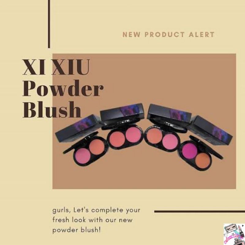 ☃Cutezz_Ching1☃Xi xiu Powder Blush 2In1 - Blush On