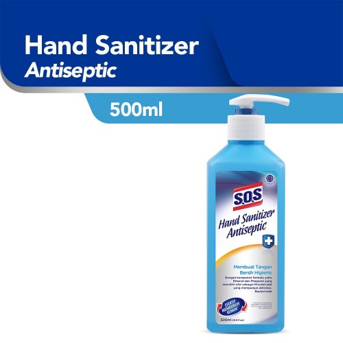 SOS Handsanitizer botol pump 500 ml Hand sanitizer