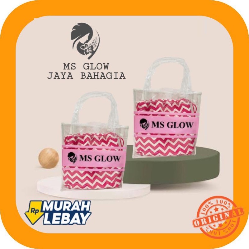TOTESET PRINTING TERMURAH / TOTESET MS GLOW ZigZag PINK / TAS TENTENG 2in1
