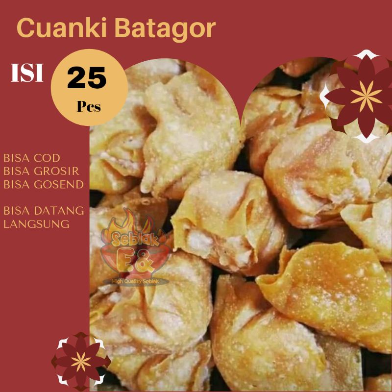 Jual Cuanki Batagor Besar 25 Pcs Cuanki Batagor Besar Toping Baso