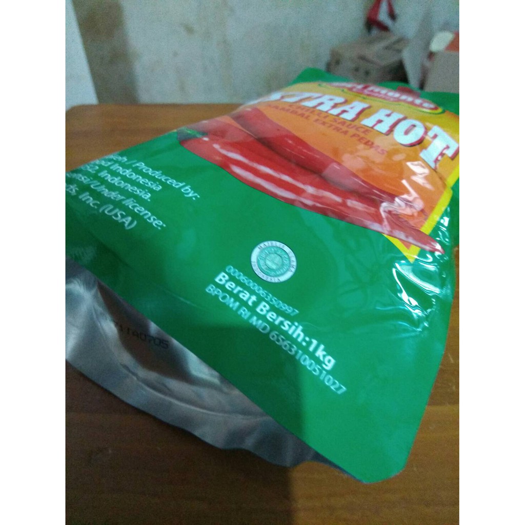 DELMONTE SAOS SAMBAL EXTRA HOT 1 KG