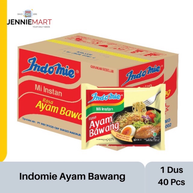 

Indomie Ayam Bawang 1 Dus 40 Pcs