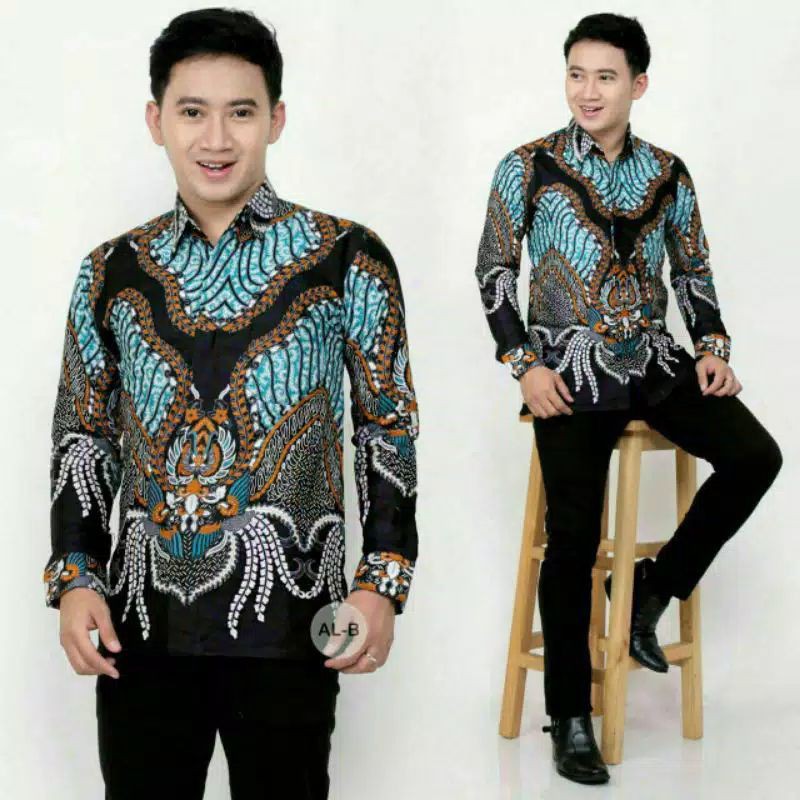 Batik halus kemeja jumbo ML XL XXL XXXL 4L 5L 6L 7L 8L 9L 10L Batik pekalongan kemeja lengan panjang