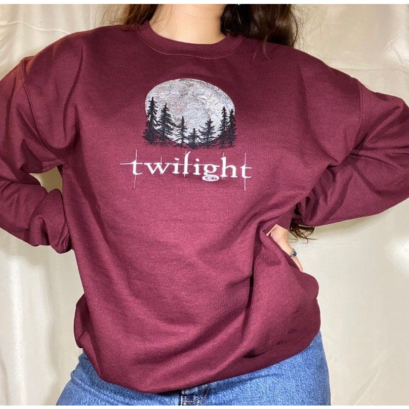 SWEATER UNISEX TWILIGHT /// CREWNECK CASUAL FLEECE TEBAL HALUS PREMIUM KEREN TERBARU''