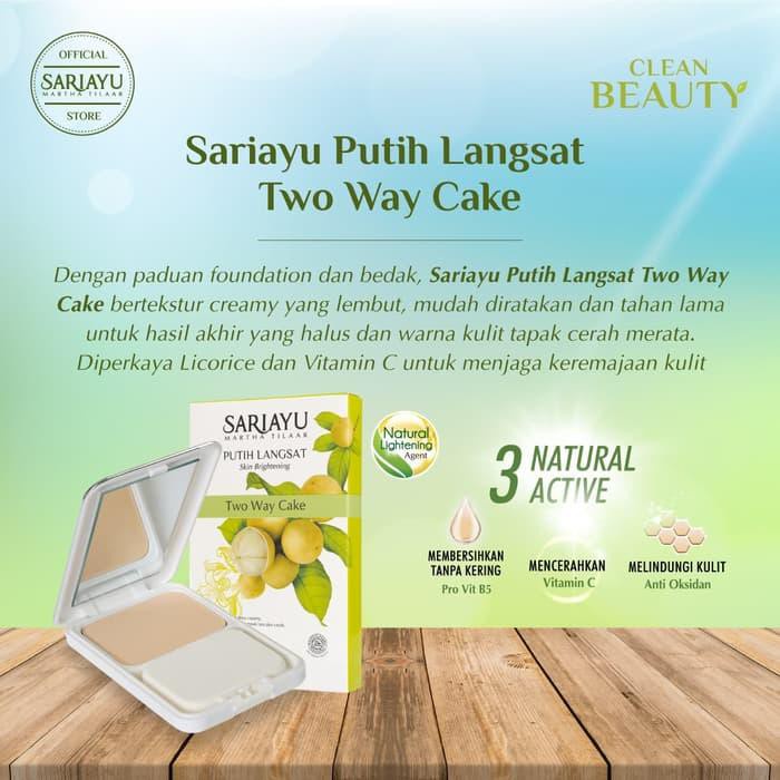 Sariayu Putih Langsat Two Way Cake