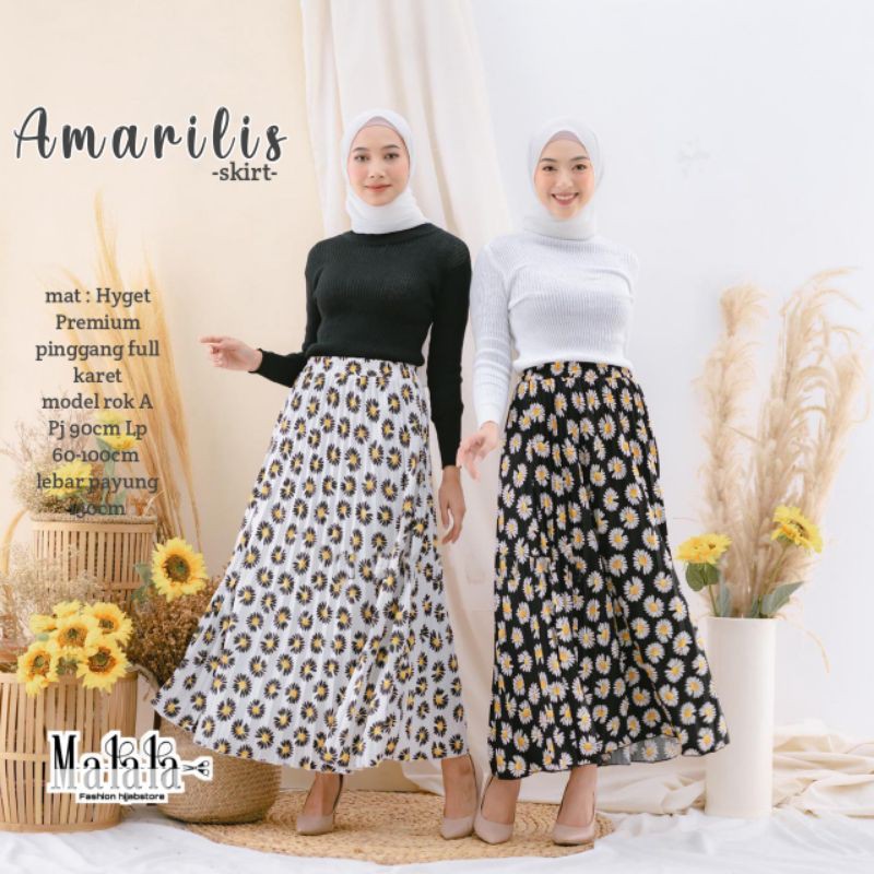 ROK PLISKET HYGET PREMIUM FASHION HIJAB MURAH LUCU BAWAH MAYUNG BY MALALASTORE