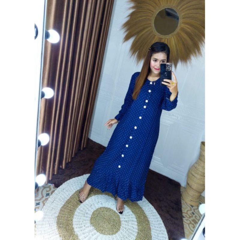 GAMIS ANDIN ||DRESS ANDIN PANJANG BUSUI|| DASTER ANDIN FULL