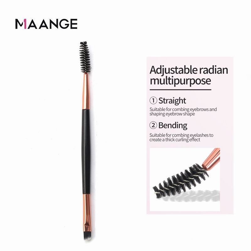 Brush 2 in 1 eyebrow &amp; maskara Maange