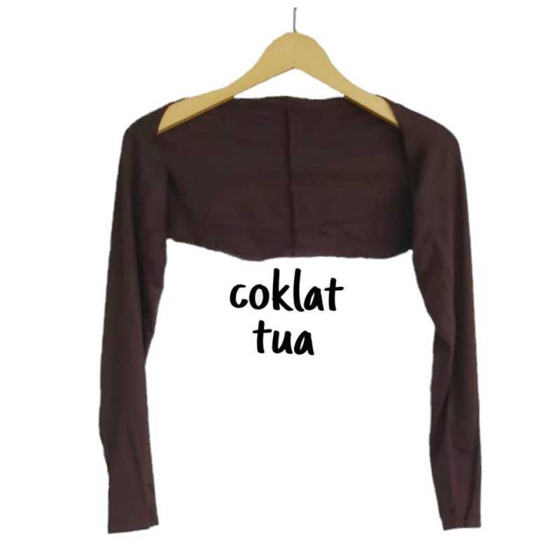 Manset Balero Crop Top /manset tangan sambung bolero anti melorot/ manset hijab panjang-2