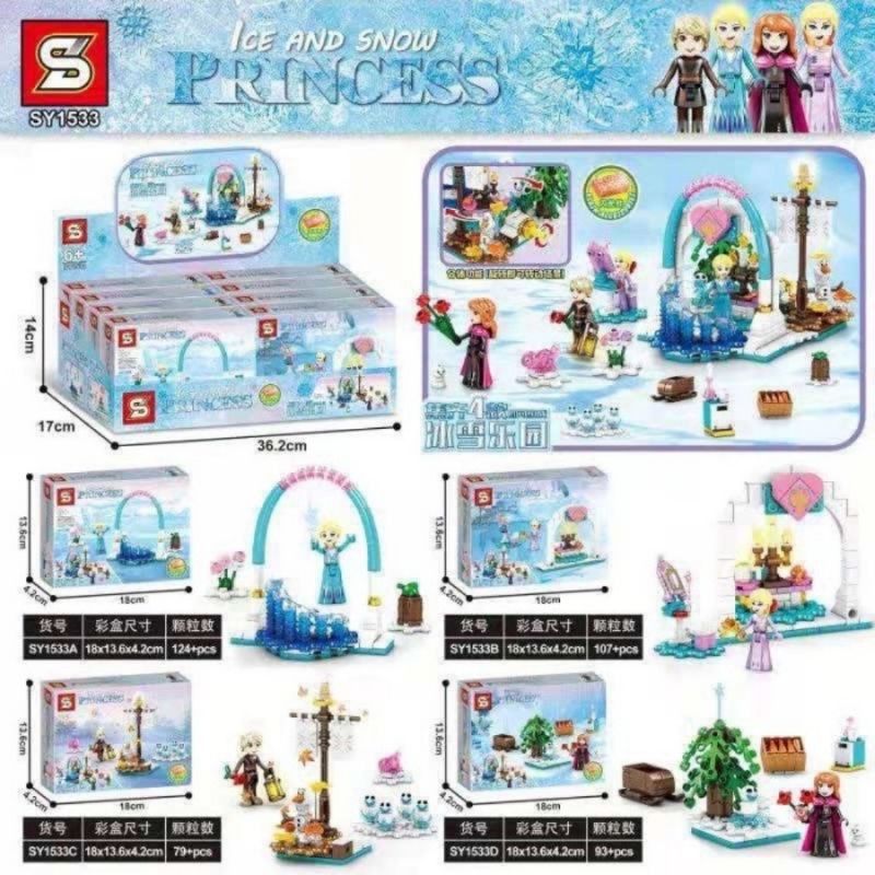 Lego Block Frozen Kapal Mini 4 in 1