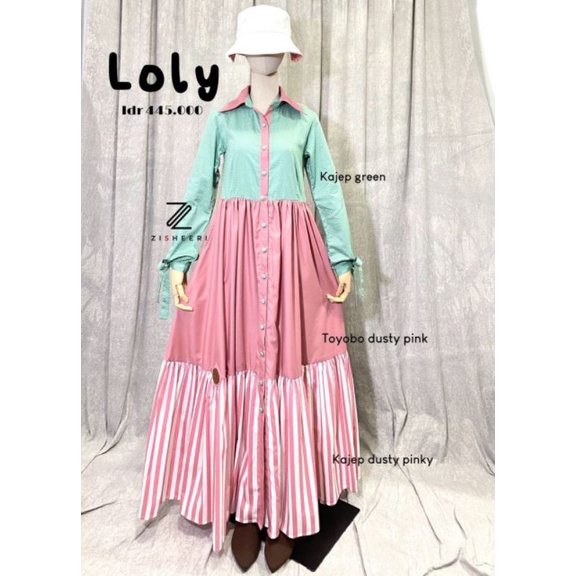 LOLY DRESS ORI ZISHEERI / COD