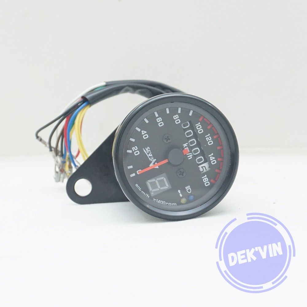 speedometer kilometer indikator gear motor LED universal seven