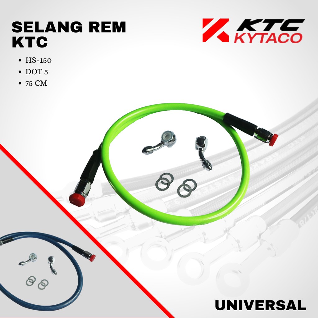 Selang slang rem 75 cm dot5 HS-150 KTC KYTACO original