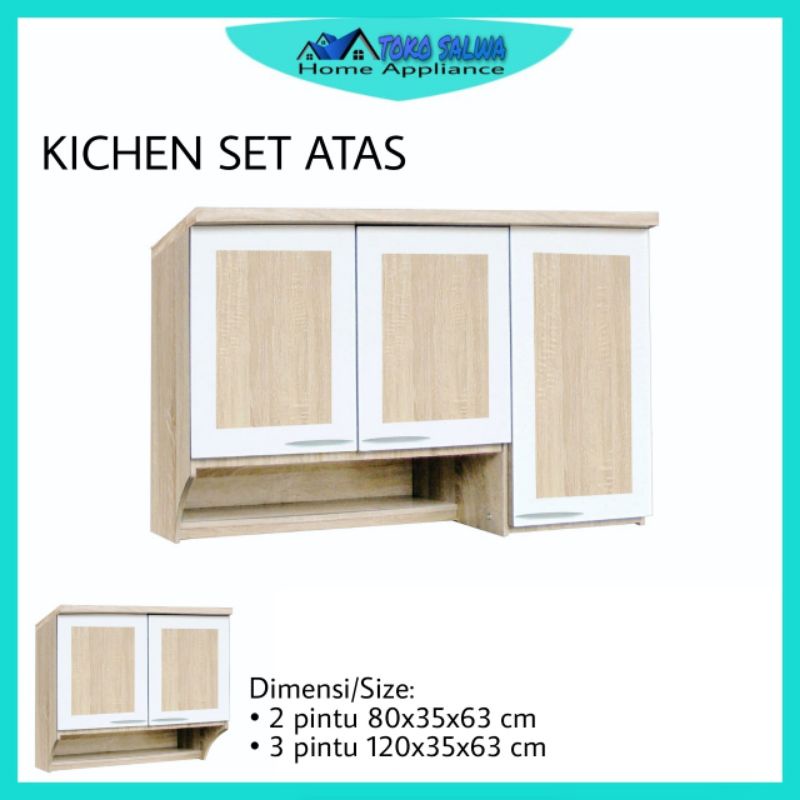 kitchen set atas   rak dapur gantung 3 pintu 2 pintu