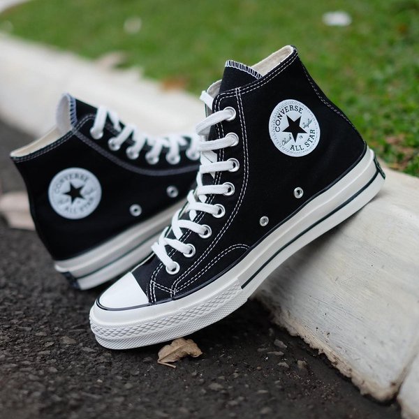 [BISA COD] SEPATU CONVERSE 70'S HIGH BLACKWHITE PREMIUM SEPATU KASUAL KULIAH DAN KERJA