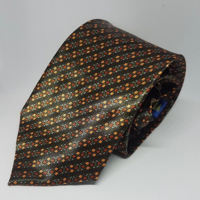 Dasi Aplus - Hitam merah Orange Hijau